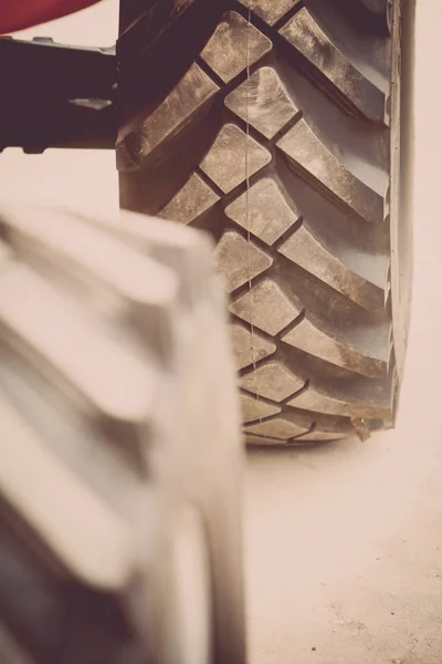 Big truck tire close-up — Stock Photo, Image