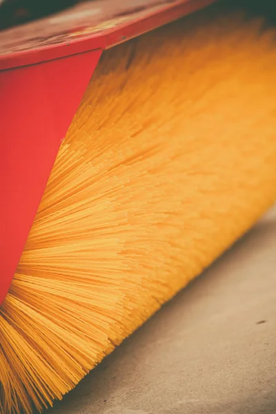 Máquina de barrido de cepillos — Foto de Stock