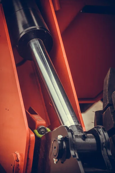 Hydraulic piston detail — Stock Photo, Image