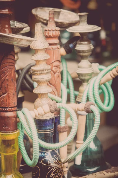 Shishas in a restaurant — Stok fotoğraf