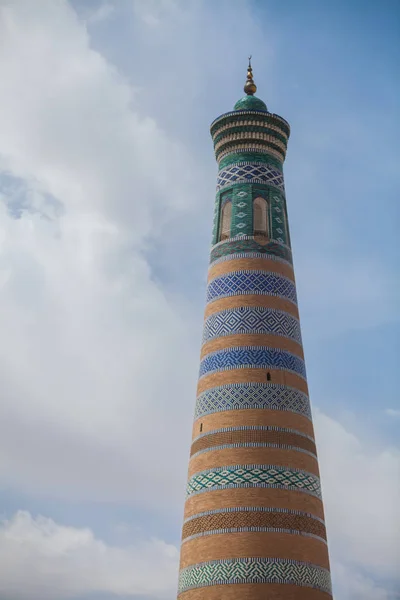 Islám Khoja Minaret v Chiva — Stock fotografie
