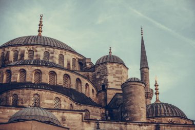 İstanbul 'daki mavi cami, hindi.