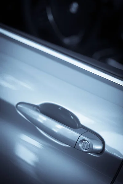 Крупный План Дверной Ручки Автомобиля — стоковое фото