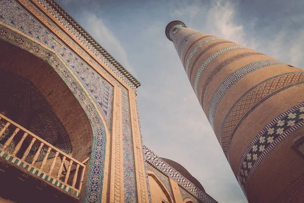 Islam Khoja Minaret Khiva Uzbekistan — Stock Photo, Image