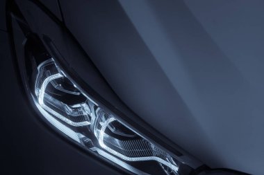 Led otomobil Far atış kapatmak.