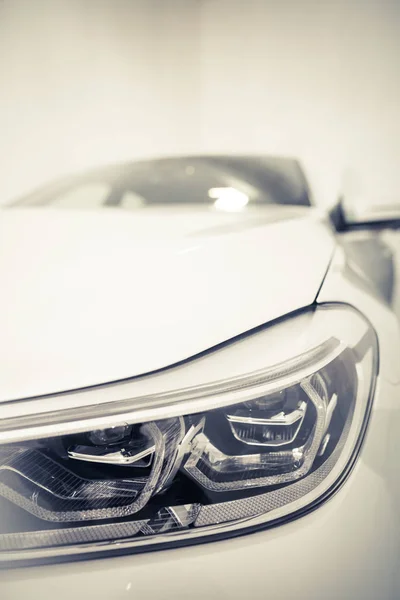 LED auto koplampen — Stockfoto