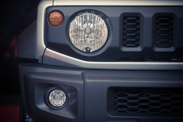 Headlight of an off road car — Stock Photo, Image