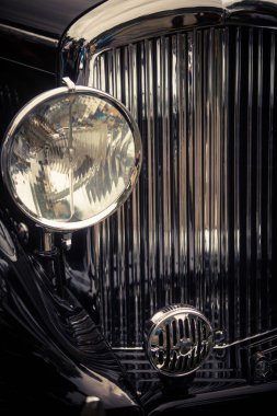 Vintage klasik araba Headlight