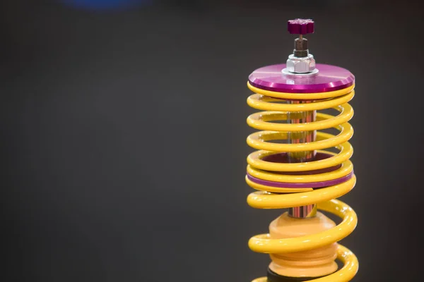 New yellow shock absorber — Stock Photo, Image