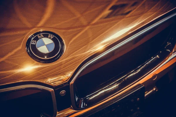 BMW carro logotipo detalhe — Fotografia de Stock