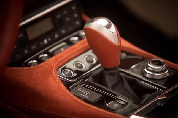 Car gear stick — Stock Photo, Image