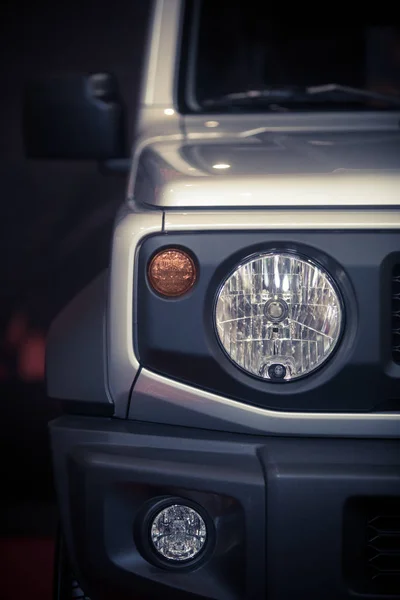 Headlight of an off road car — Stock Photo, Image