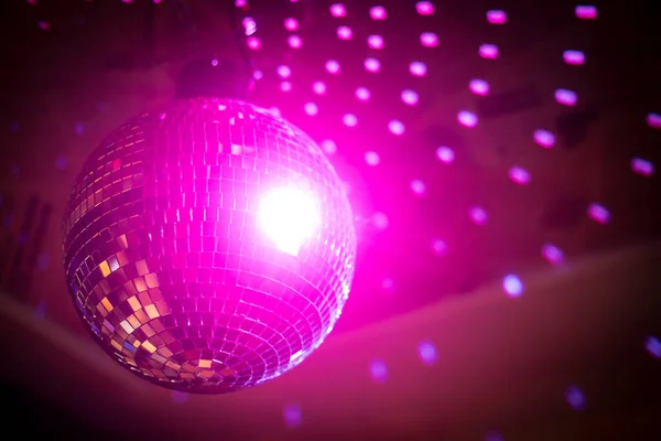 Shiny disco ball in a night club — 스톡 사진