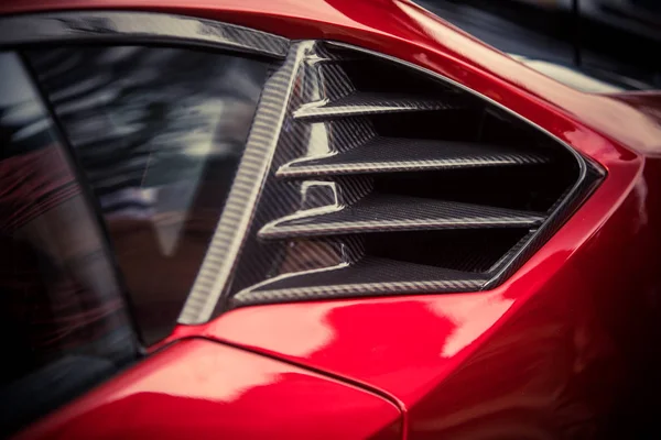 Ventiladores de ar de um carro esporte — Fotografia de Stock