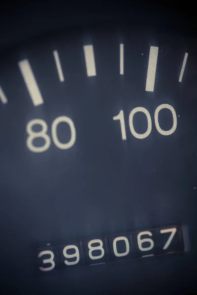 Car Odometer Showing Very High Mileage — Stock Photo, Image