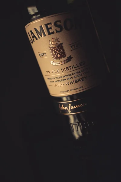 Bucharest Romania February 2020 Illustrative Editorial Shot Bottle Jameson Irish — Stok fotoğraf