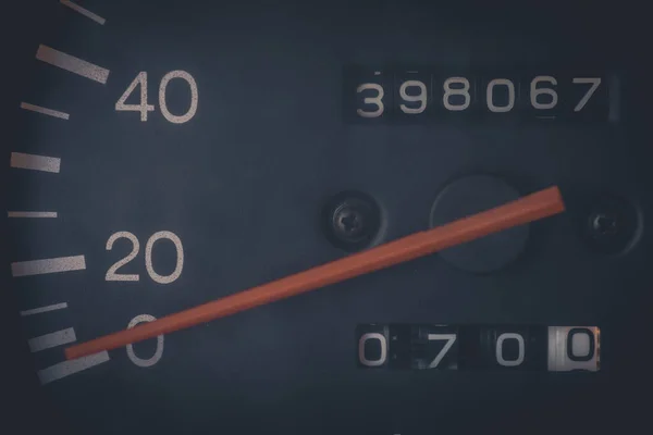 Αυτοκίνητο Οδόμετρο Δείχνει Μια Πολύ Υψηλή Χιλιομετρική — Φωτογραφία Αρχείου