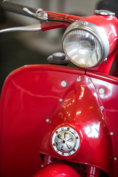 Färgbild Klassisk Motorcykel Strålkastare — Stockfoto