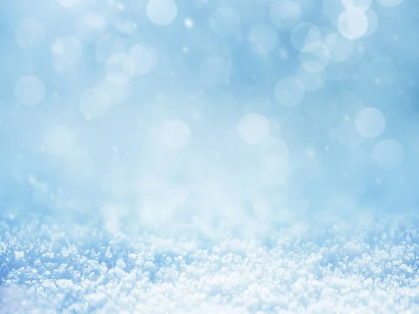Winter background. Snowflakes on snow — Stock Photo, Image