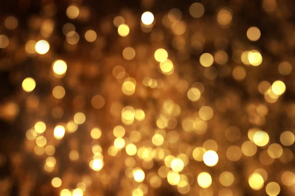 Fondo abstracto Las luces amarillas del bokeh se adaptarían para el tema de Navidad —  Fotos de Stock