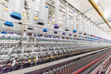 Makine ve donanımları bir iplik üretim şirket