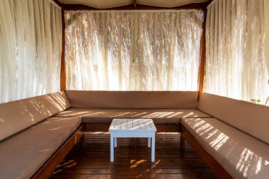 Tatilde mahremiyet ve VIP hizmeti isteyenler için Pergola ya da pavillon tasarlanmış rahat ve lüks bir yer..