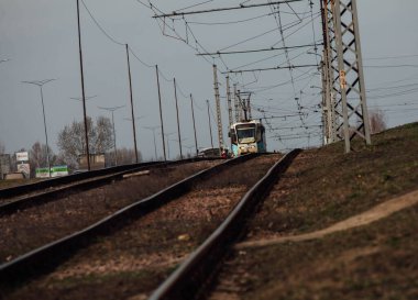 Moskova üzerinden tramvay yolculuğu 15 Mart 2020.