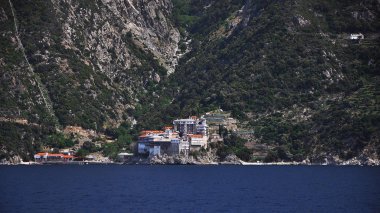 Athos - Yunanistan 'da antik manastırları olan Kutsal Dağ