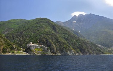 Athos - Yunanistan 'da antik manastırları olan Kutsal Dağ