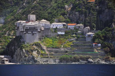 Athos - Yunanistan 'da antik manastırları olan Kutsal Dağ