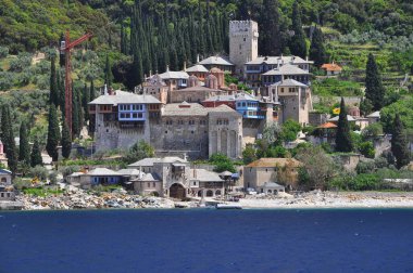 Athos - Yunanistan 'da antik manastırları olan Kutsal Dağ