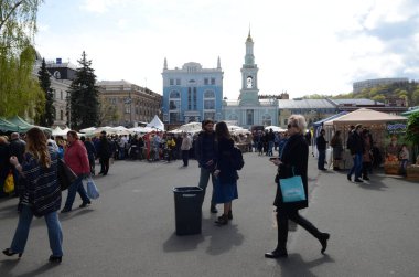 Kiev Posta Meydanı'nda Ukraune yapılan Ukrayna ürünleri Festivali, Nisan 18, 2015