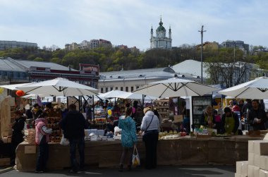 Kiev Posta Meydanı'nda Ukraune yapılan Ukrayna ürünleri Festivali, Nisan 18, 2015