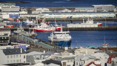 11 Mart 2014 - Reykjavik 'teki Liman ve Atlantik Okyanusu kıyısı