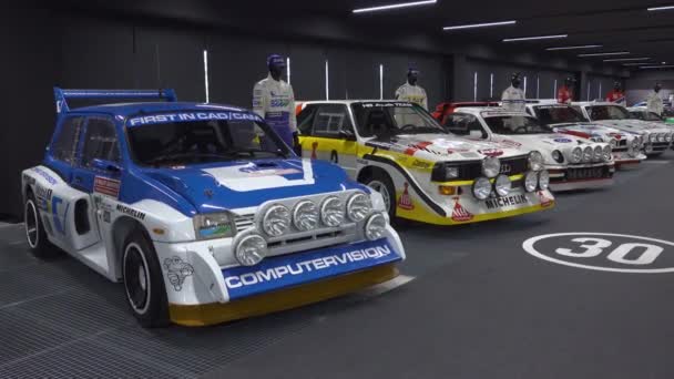 Madrid Spain December 2019 Teo Martin Museum Car Collection Msi — ストック動画