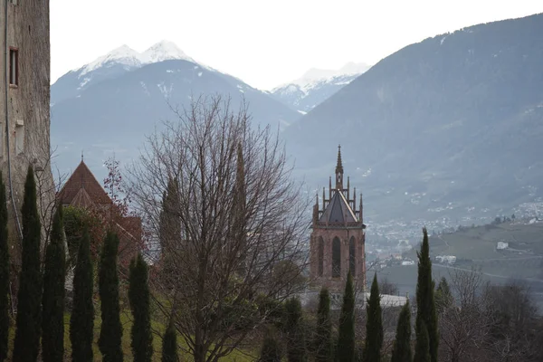 Meran Eine Touristische Stadt Italien — Stockfoto