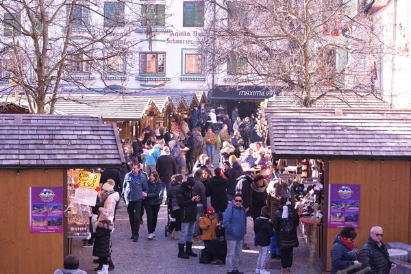 Vipiteno Turistické Město Itálii — Stock fotografie