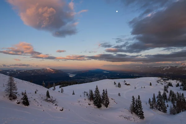 Montagne Dobratsch Dans Région Carinthie Autriche — Photo