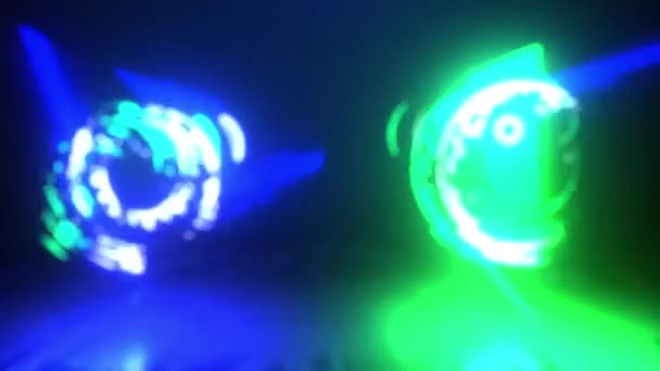 Olhos de coruja animação a laser animal — Vídeo de Stock