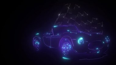 hot rod dijital parıltılı video