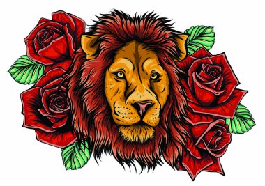 Kaplan nakışı tasarımı. Moda için nakış nakışı. Vektör eğilimi.