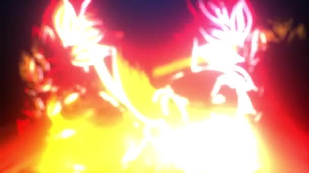 红色拳击手套视频动画 — 图库视频影像