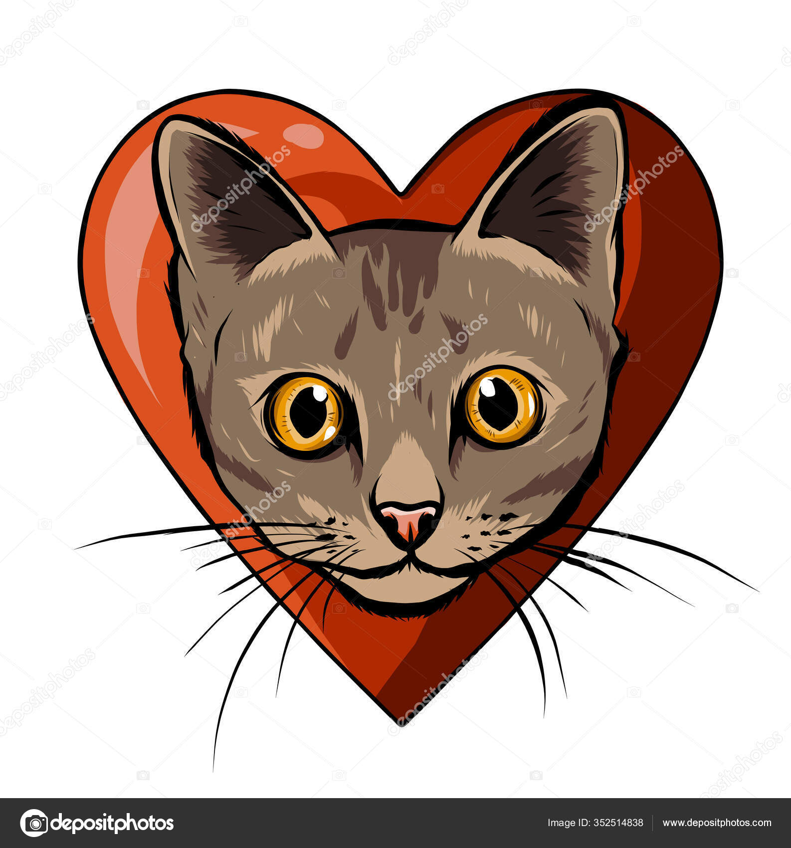 Dessin Géométrique Chat : dessin de chat geometrique - Les dessins et