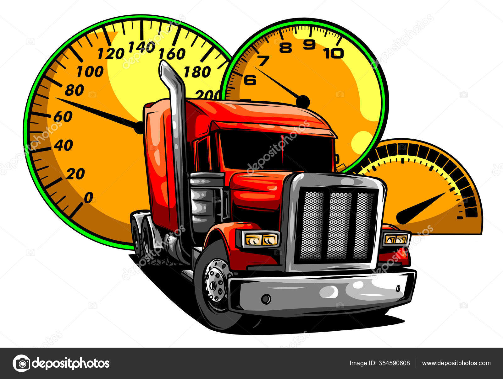 Semi truck cartoon Vector Art Stock Images | Depositphotos Semi truck cartoon Vector Art Stock Images | Depositphotos
