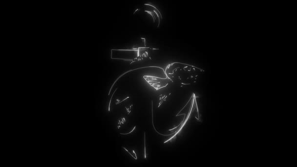 Ancre et poisson animation vidéo 