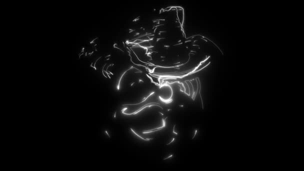 Émoticône souriant mignon portant un chapeau de cow-boy, emoji, smiley