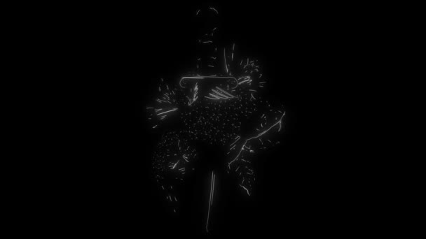 animation d'un poisson et qui s'allume 