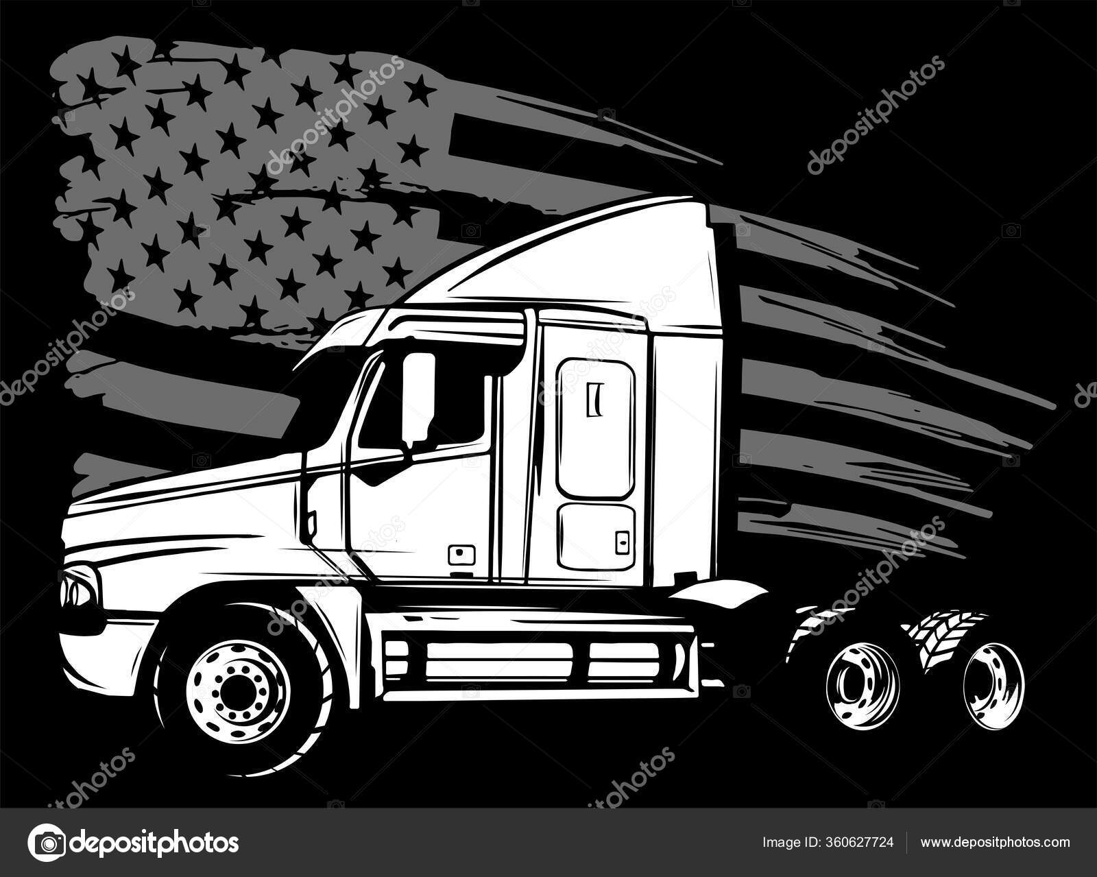 Semi truck cartoon Vector Art Stock Images | Depositphotos Semi truck cartoon Vector Art Stock Images | Depositphotos