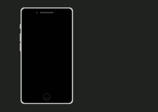 Modern smart phone. Flat design. — Stock Vector