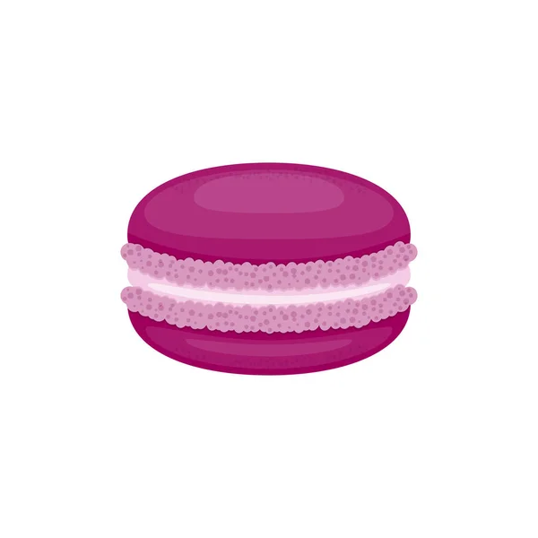 Des Macarons Des Macarons Français Cookie Sandwich Sucré Coloré — Image vectorielle